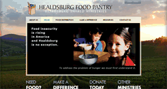 Desktop Screenshot of healdsburgfoodpantry.org
